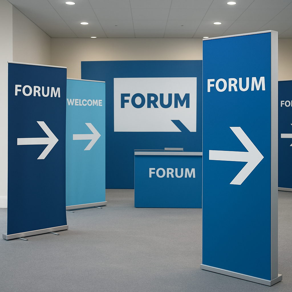 Supports visuels — Forum économique
